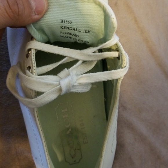 Coach kendall white leather A05 - Picture 6 of 7